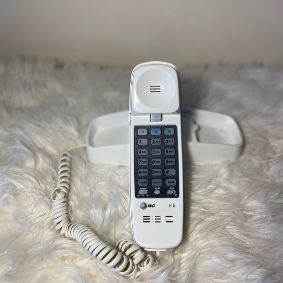 Vintage analog push button dial phone 1980s - Picture 4 of 4